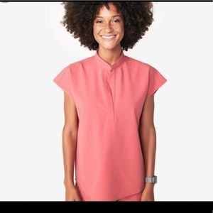 Figs Rafaela Pink Top. Sz. S
